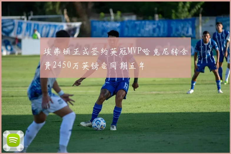 埃弗顿正式签约英冠MVP哈克尼转会费2450万英镑合同期五年